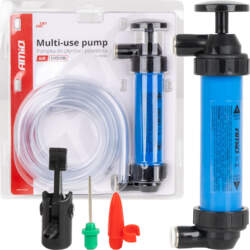 Multi-use transfer pump with quick connector