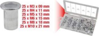 Asortiments, Vītņotas kniedes KS TOOLS 970