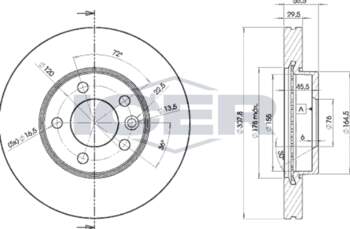 Bremžu diski ICER 78BD6153-2
