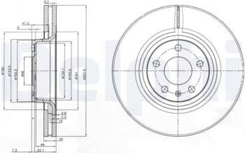 Bremžu diski DELPHI BG3939
