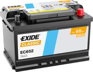 Startera akumulatoru baterija EXIDE EC652