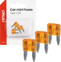 Car blade fuses MINI 3 pcs