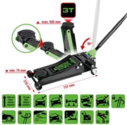 Domkrats KS TOOLS 512.5015