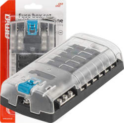 Fuse box set with neutral line