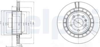 Bremžu diski DELPHI BG4046