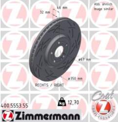 Bremžu diski ZIMMERMANN 400.5553.55