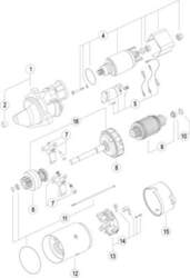 Starteris MAHLE MS 45