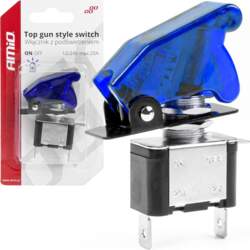 Top gun switch with blue light