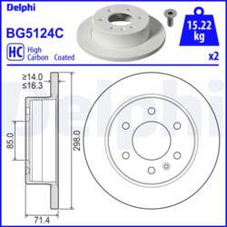 Bremžu diski DELPHI BG5124C
