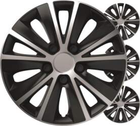 Car hubcaps 4pcs set Rapide black