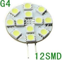 Spuldzīte diode 12-LED G4 12SMD 1