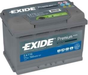 Startera akumulatoru baterija EXIDE EA770