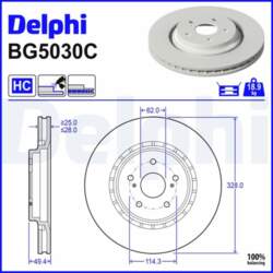 Bremžu diski DELPHI BG5030C