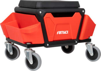 Rolling Work Seat with Tool Storage