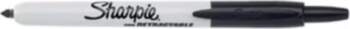 Marķieris Sharpie Retractable,melns