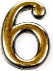 Numurs 6/9 brass