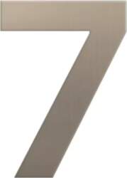Numurs durvīm Nr.7, pašlīmējošs sudraba