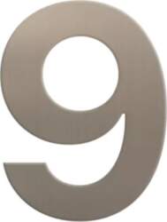 Numurs durvīm Nr.9, pašlīmējošs sudraba