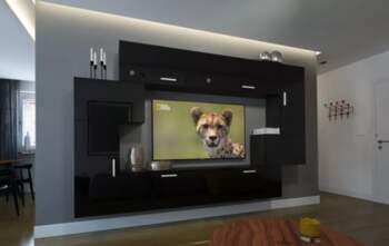 Sekcija Next 6 ar LED Platums: