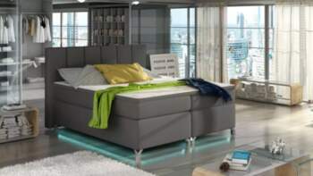 Gulta Basilio Boxspring Classic ar LED