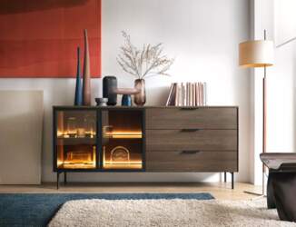 Kumode Lumi C ar LED Platums: