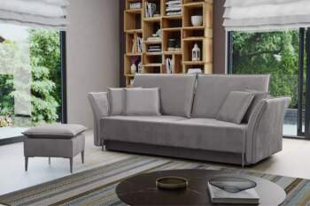 Dīvāns Bregi Sofa Silver Standard Dziļums:
