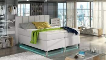 Gulta Basilio Boxspring Classic ar LED