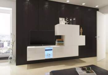 Sekcija Next 85 ar LED    Platums: