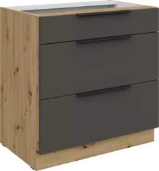 Virtuves skapis Aria Graphite 80 D