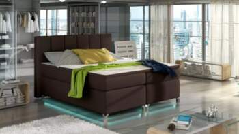 Gulta Basilio Boxspring Classic ar LED