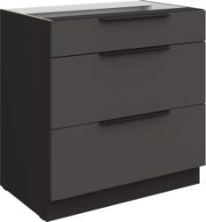 Virtuves skapis Aria Graphite 80 D