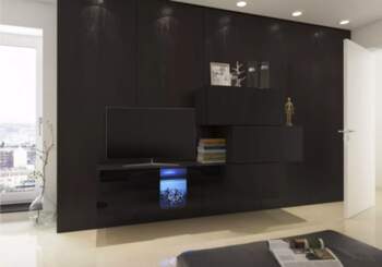 Sekcija Next 85 ar LED    Platums: