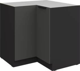 Virtuves skapis Aria Graphite 90x90 DN