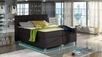 Gulta Basilio Boxspring Classic ar LED