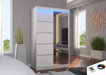 Skapis Nicea Classic ar LED Ar