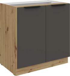 Virtuves skapis Aria Graphite 80 D