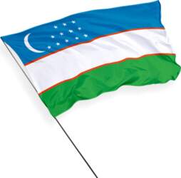 Uzbekistānas karogs