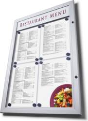 Informācijas stends Menu Case