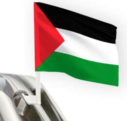 Palestīnas karogs 50x30 (auto) Tikai karogs