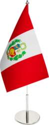 Peru karogs 28x14 (galda) Tikai karogs
