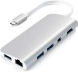 USB-C Multifunkcionāls adapteris (SATECHI) Silver