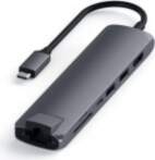 USB-C multifunkcionāls adapteris: Space Grey (SATECHI)