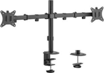 Monitora stiprinājums Gembird Adjustable Desk 2-display