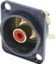 Neutrik Phono Socket RCA Red NF2D-B-2