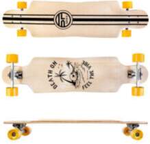 Freeride longboard skateboard Spokey LONGBAY 146629