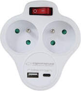 ESPERANZA ELEC. SOCKET SPLITTER 2 SOCKETS