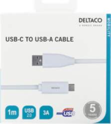Vads Deltaco Baltic, USB Type A/USB