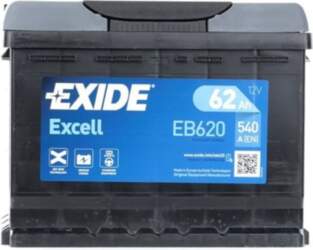 Akumulators Exide Excell EB620, 12 V