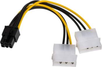 Adapteris Akyga 4 pin Molex x