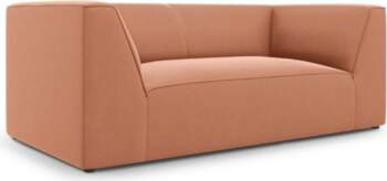 Dīvāns Micadoni Home Ruby Velvet, rozā